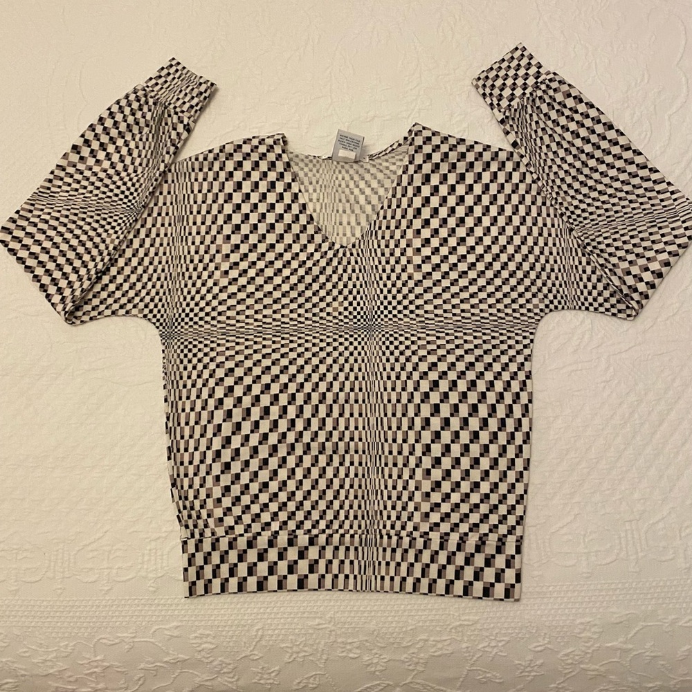 Vintage Geometric Old Navy V-neck Top size XS